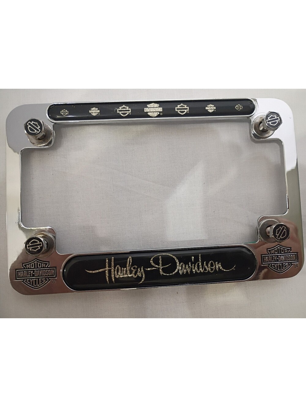Harley Davidson Motorcycle License Plate Holder Frame 1141